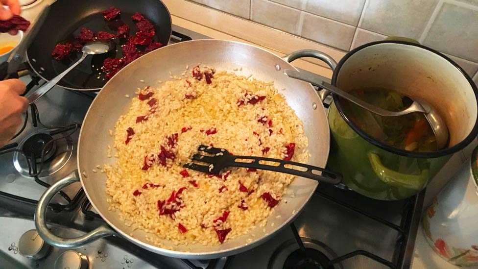 risotto peperoni cruschi baccala